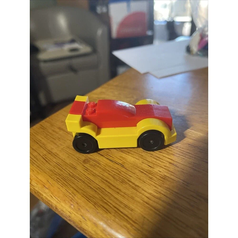 2009 General Mills Cereal Box Lego Racers - Red/yellow Race Car